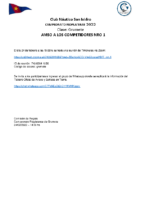 Aviso a los Competidores Nro1 – Rioplatense Grumete 2022