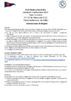 Instrucciones Rioplatense Grumete 2022