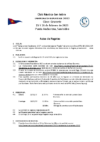 Aviso de Regatas – Campeonato Rioplatense Grumete 2023