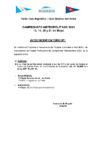 Metropolitano 2023 – AM Nº1